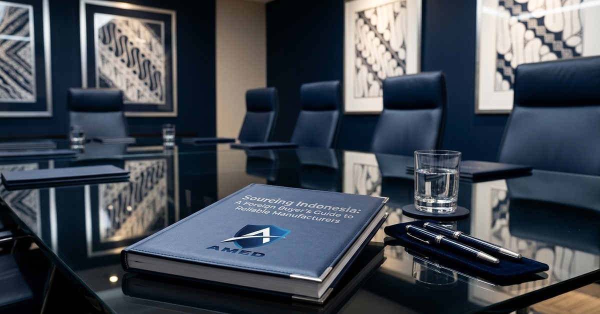 Modern office conference room for business meetings in sourcing Indonesia