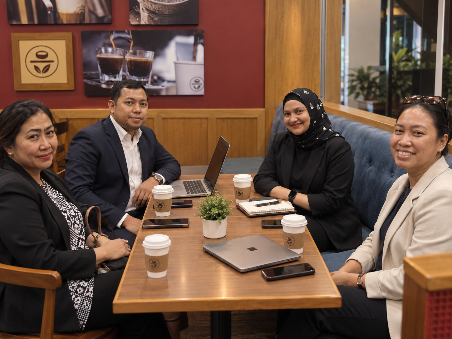 AMED corporate business support team